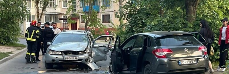 Потерпілого затисло в автомобілі: у Тернополі трапилась ДТП (ФОТО)