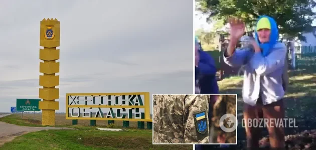 На Херсонщині бабусі почали плакати, коли побачили українських захисників