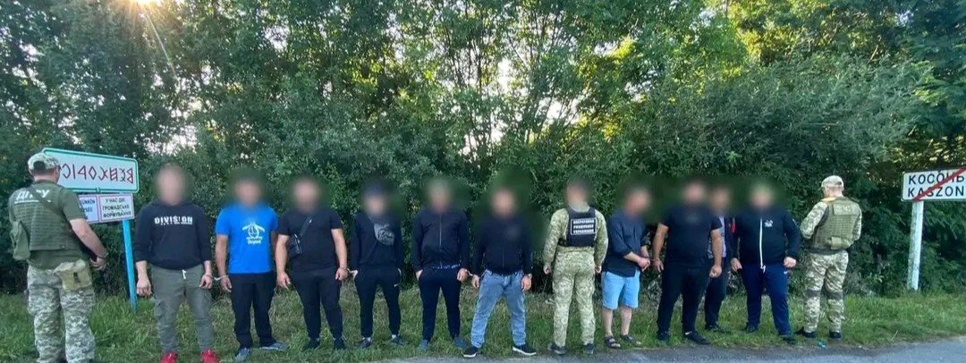 На Закарпатті затримали 15 ухилянтів, які намагалися втекти за кордон 