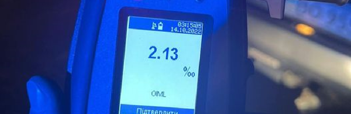 Ледь стояв на ногах: в Тернополі під час комендантської години затримали дуже п’яного водія