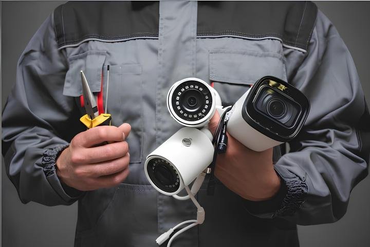 Логотип - Відеоспостереження, охоронні системи, пожежна безпека, комплексні рішення під ключ Тернопіль