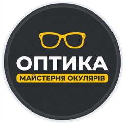 Логотип - Оптика "Майстерня окулярів", перевірка зору, лінзи, оправи, окуляри для дорослих і дітей в Тернополі