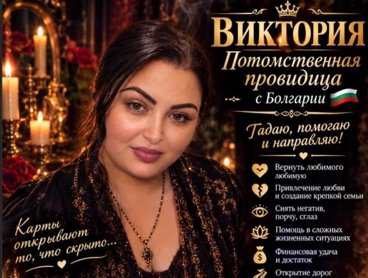 Логотип - Спадкова ясновидиця з Болгарії - Вікторія. Гадання на картах Таро