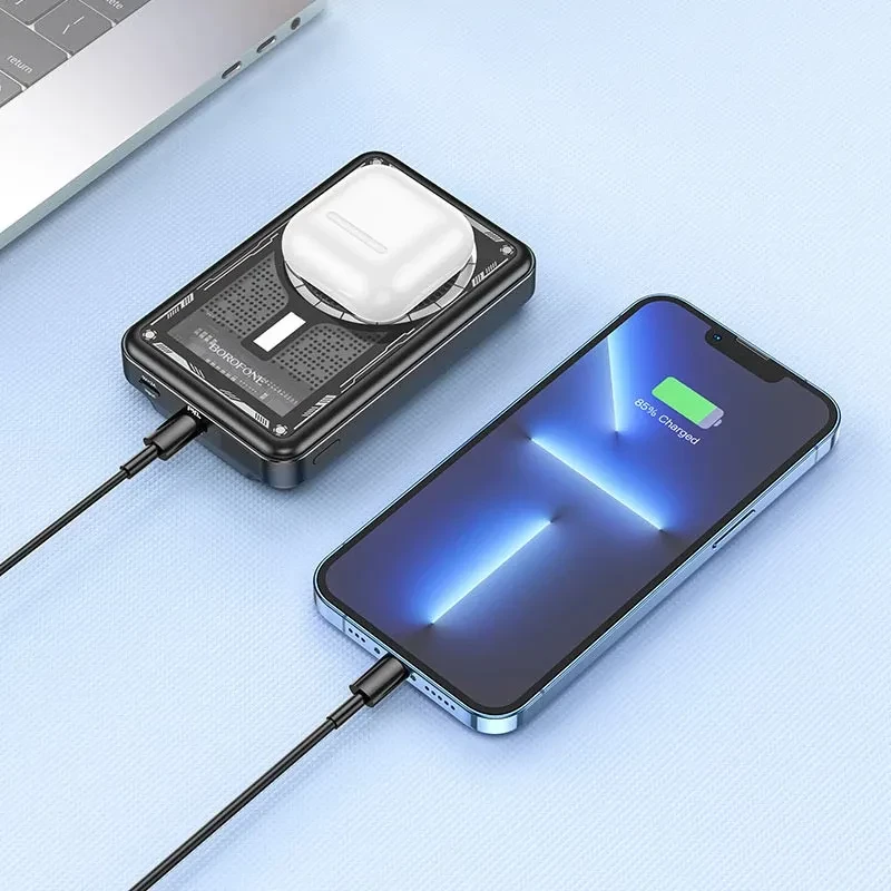 Borofone BJ29 Discovery Edition 10000mAh PD20W Black - Зображення 4