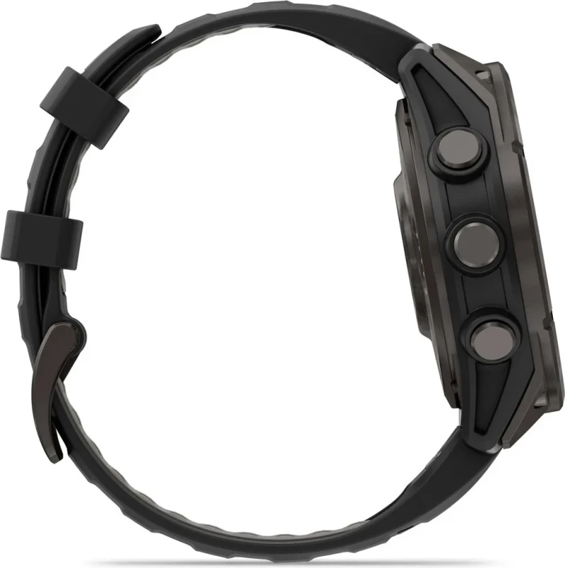 Garmin Fenix 8 Pro 47 mm AMOLED Carbon Gray DLC Titanium with Black/Pebble Gray (010-03198-00/01) - Зображення 1