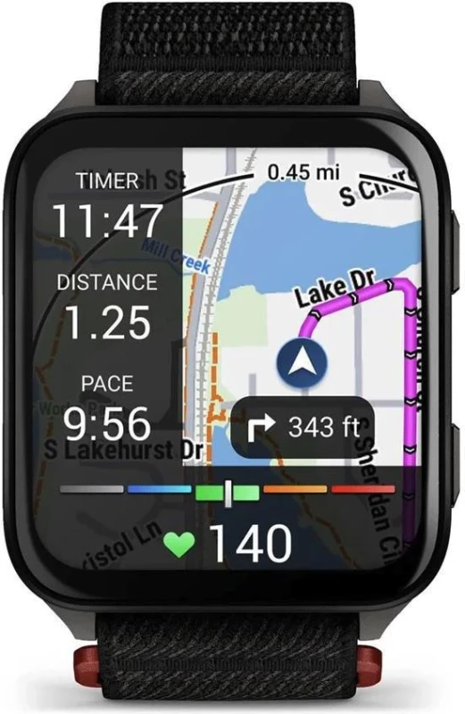 Смарт-часы Garmin Venu X1 Black with Slate Titanium Caseback and Black ComfortFit Nylon Band (010-02980-00/02) - Зображення 1