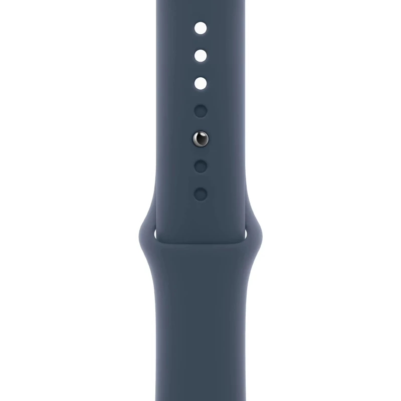 Apple Watch Series 9 GPS 41mm Silver Aluminum Case w. Storm Blue S. Band - S/M (MR903) - Зображення 2