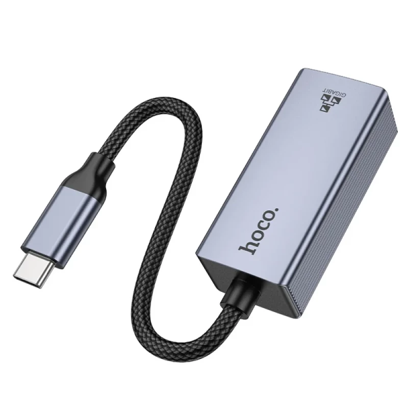 Переходник Hoco UA37 Type-C Ethernet (1000 Mbps) - Зображення 2