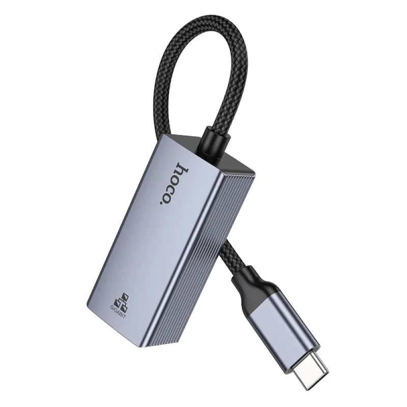 Переходник Hoco UA37 Type-C Ethernet (1000 Mbps) - Зображення 3