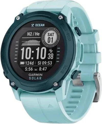 Смарт-часы Garmin Descent G1 Solar Ocean Edition Azure (010-02604-04)