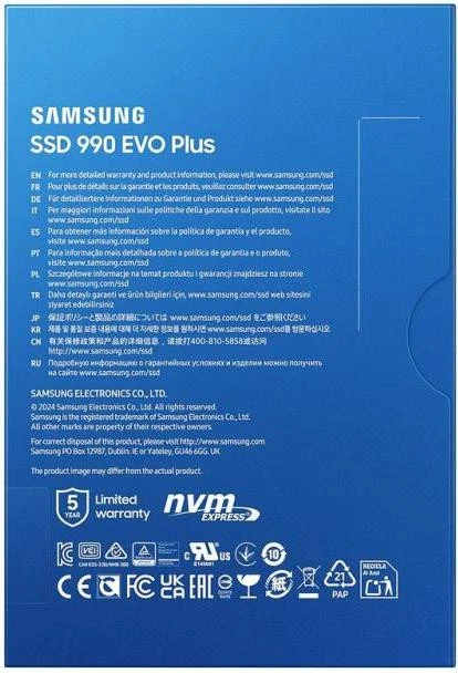 Samsung 990 EVO Plus 2 TB (MZ-V9S2T0BW) (EU) - Зображення 6