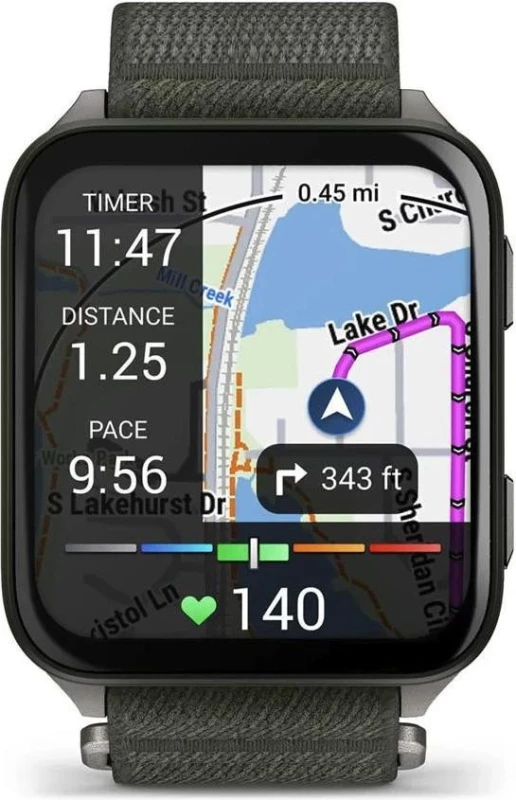Смарт-часы Garmin Venu X1 Moss with Titanium Caseback and Moss ComfortFit Nylon Band (010-02980-01/03) - Зображення 1