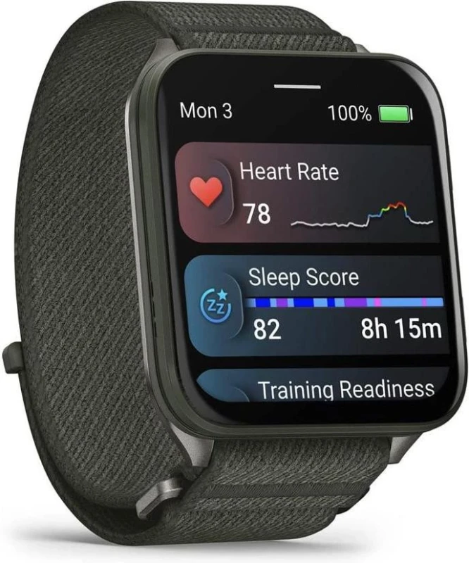 Смарт-часы Garmin Venu X1 Moss with Titanium Caseback and Moss ComfortFit Nylon Band (010-02980-01/03) - Зображення 2
