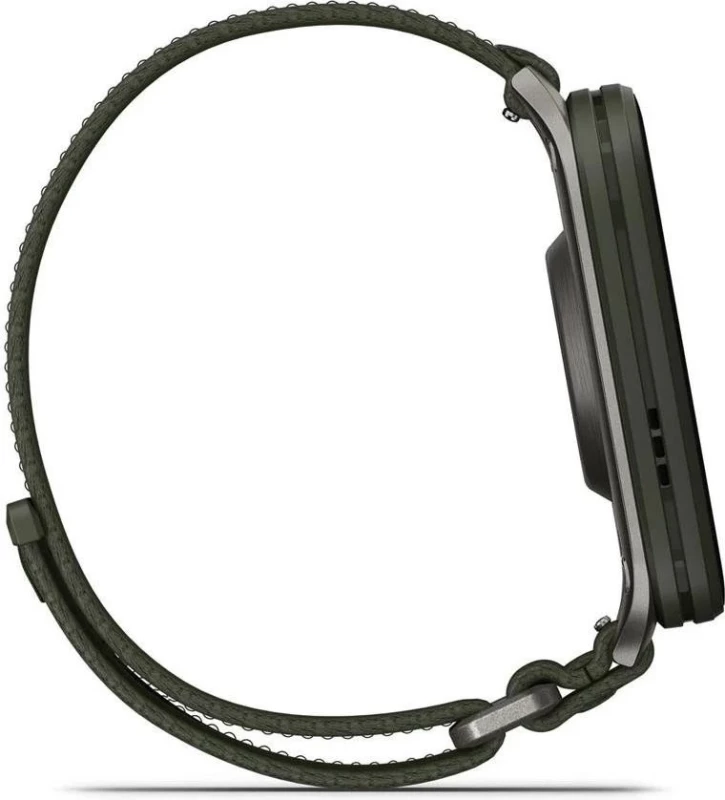 Смарт-часы Garmin Venu X1 Moss with Titanium Caseback and Moss ComfortFit Nylon Band (010-02980-01/03) - Зображення 4