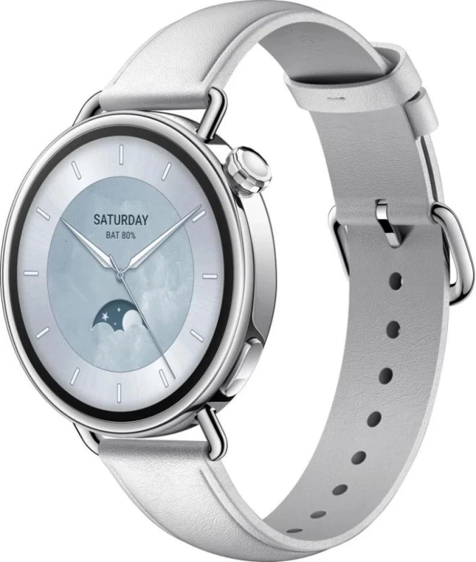 Xiaomi Watch S4 41mm Leather Strap White (BHR07VUGL)