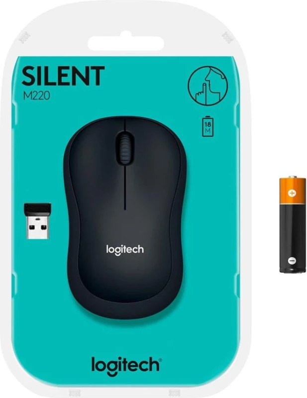 Logitech M220 Silent Dark Gray (910-004878, 910-004895) - Зображення 7