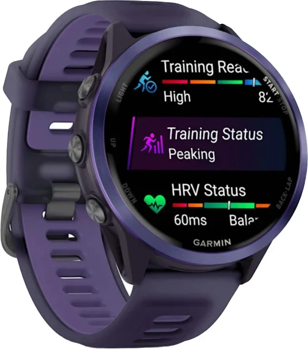 Garmin Forerunner 570 47mm Indigo Aluminium w. Translucent Imperial Purple/Indigo Band (010-02971-02/42) - Зображення 1