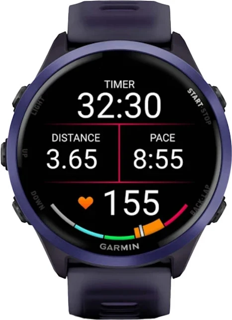 Garmin Forerunner 570 47mm Indigo Aluminium w. Translucent Imperial Purple/Indigo Band (010-02971-02/42) - Зображення 5