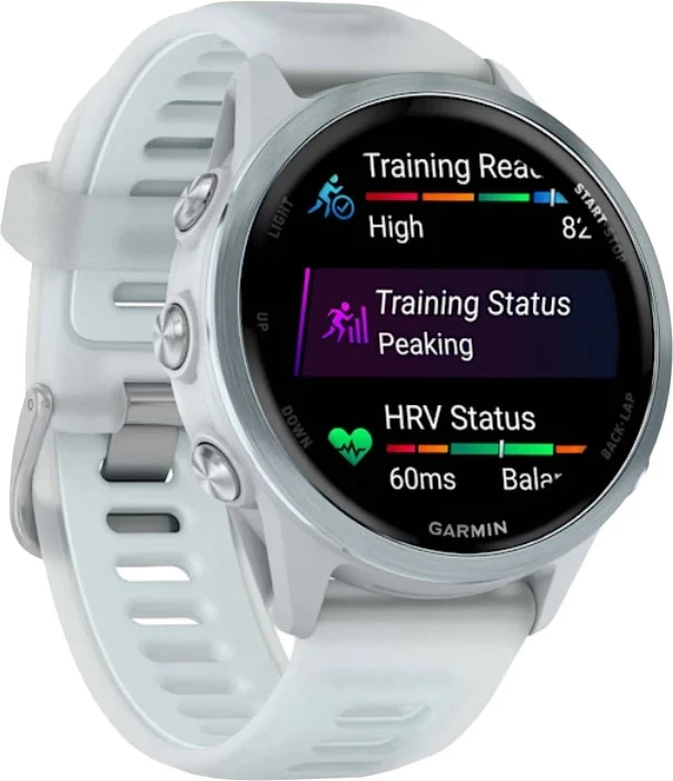 Garmin Forerunner 570 42mm Cloud Blue Aluminum w. Translucent Whitestone/Cloud Blue Band (010-02970-01) - Зображення 4