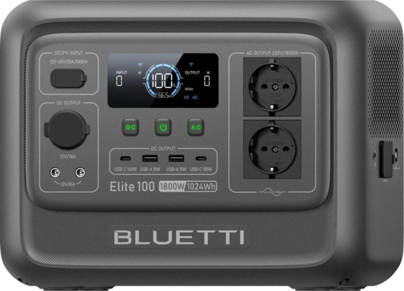 Зарядная станция BLUETTI Elite 100 V2 (P-EL100V2-EU-GY-BL-010) - Зображення 2