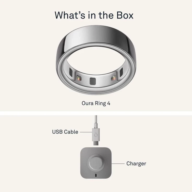 Oura Ring 4 Ceramic Midnight Size 10 (JZ90-57455-10) - Зображення 1
