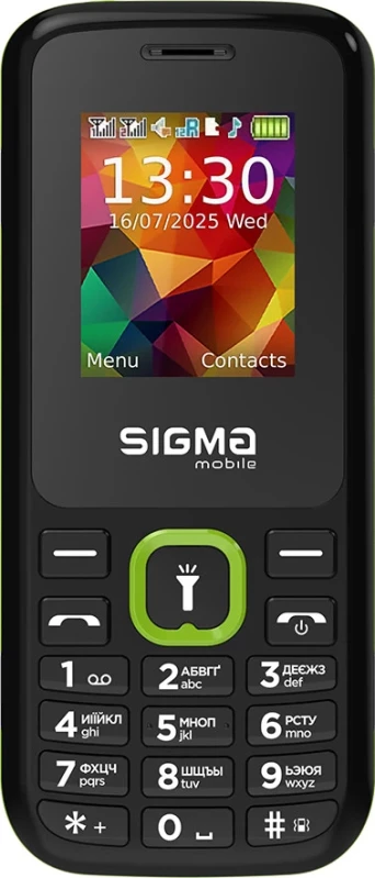 Sigma mobile X-style 171 MINI Black-green (4827798813720) (UA)