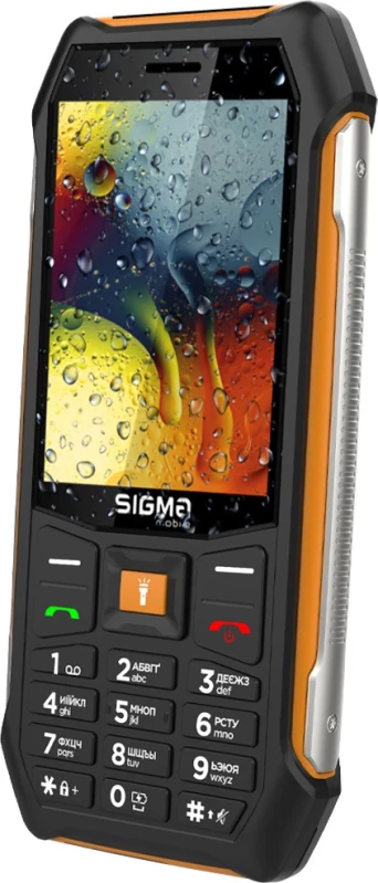 Sigma mobile X-style 323 RAIN Black-Orange (4827798885727) (UA) - Зображення 3