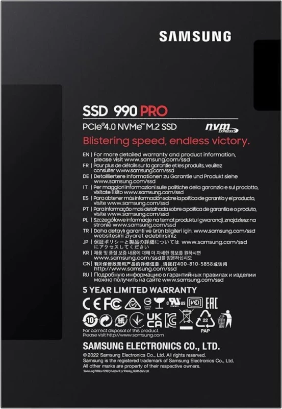 Samsung 990 PRO 2 TB (MZ-V9P2T0BW) - Зображення 7