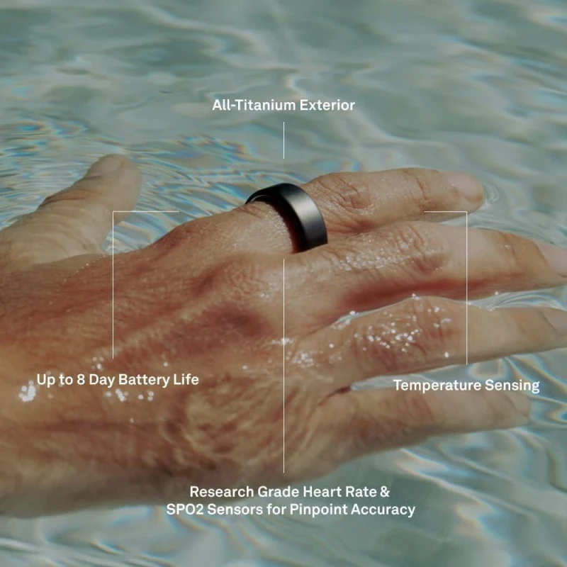 Oura Ring 4 Stealth Size 10 (JZ90-54218-10) - Зображення 4