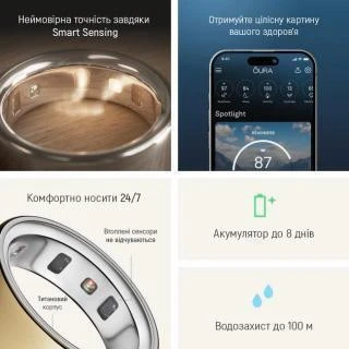 Oura Ring 4 Gold Size 6 (JZ90-54216-06) - Зображення 2