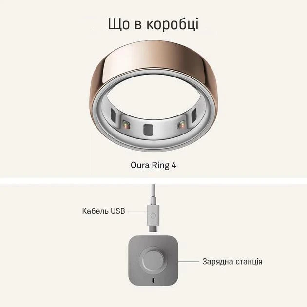 Oura Ring 4 Rose Gold Size 5 (JZ90-54219-05) - Зображення 1