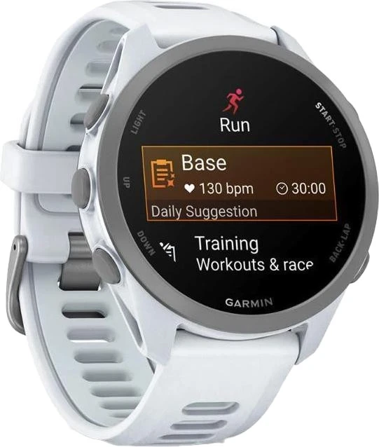 Смарт-часы Garmin Forerunner 170 Music Whitestone with Whitestone/Cloud Blue Band (010-03920-01/11) - Зображення 2