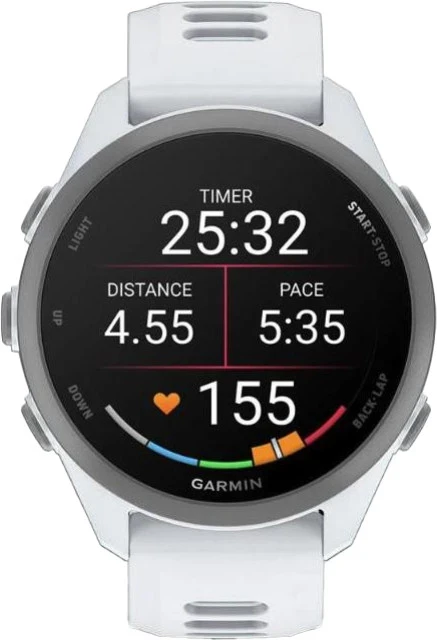 Смарт-часы Garmin Forerunner 170 Music Whitestone with Whitestone/Cloud Blue Band (010-03920-01/11) - Зображення 5