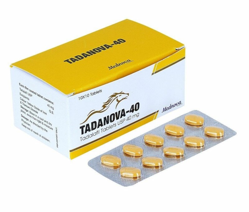 Сіаліс Tadanova 40 | Тадалафіл 40 мг 30 таблеток (3 блістера)