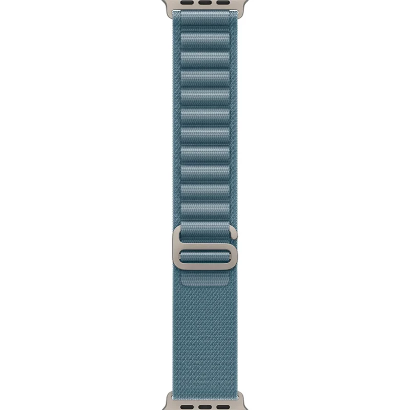 Apple Watch Ultra 3 GPS + Cellular 49mm Natural Tit. Case w. Light Blue Alpine Loop - Small (MEWK4) - Зображення 2