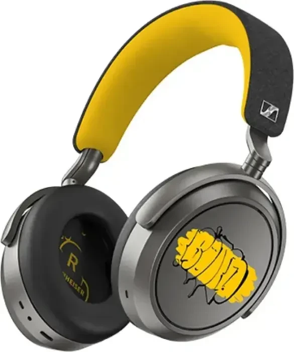 Наушники с микрофоном Sennheiser MOMENTUM 4 Wireless 80th Anniversary Edition Grey/Yellow (800072)