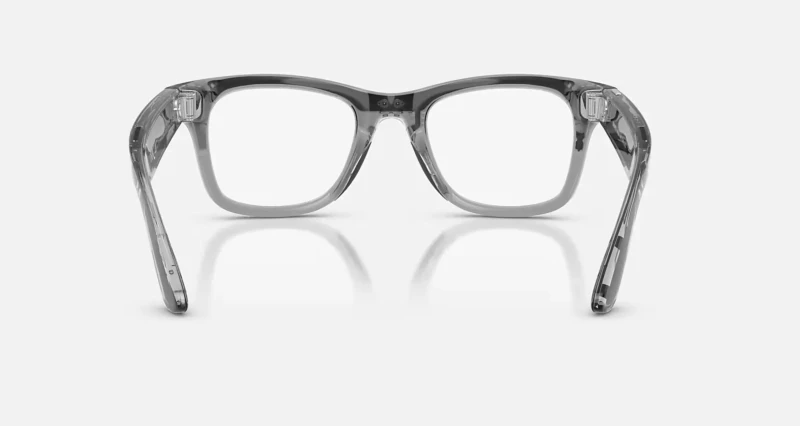 Ray-Ban Meta Wayfarer Gen 2 Standard Shiny Transparent Grey Frame/Clear Sapphire Lenses (RW4012 6840MF 53-22) - Зображення 4