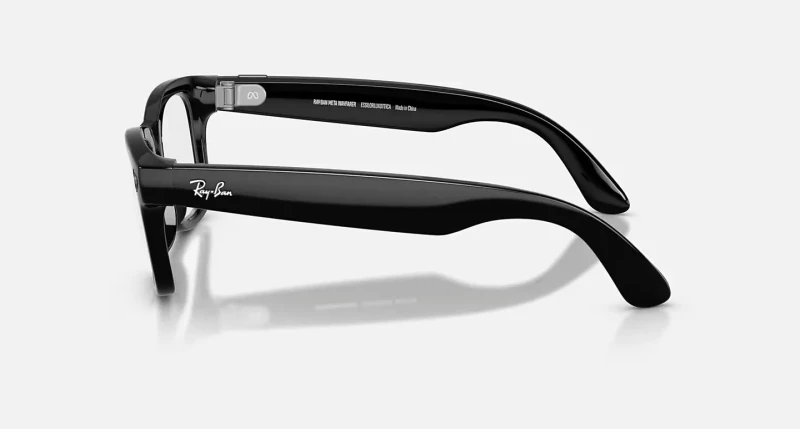 Ray-Ban Meta Wayfarer Gen2 LargeShiny Black Frame/Clear to Graphite Green Transit.Lens. (RW4012 601/1M 53-22) - Зображення 5