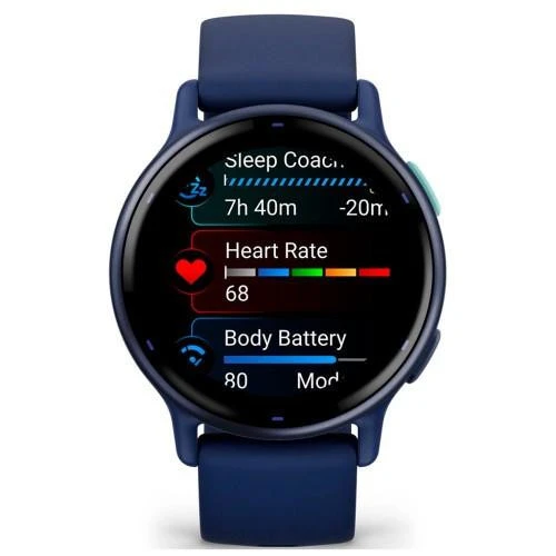 Garmin vivoactive 5 Metallic Navy Aluminum Bezel with Navy Case and Silicone Band (010-02862-12/52) - Зображення 7