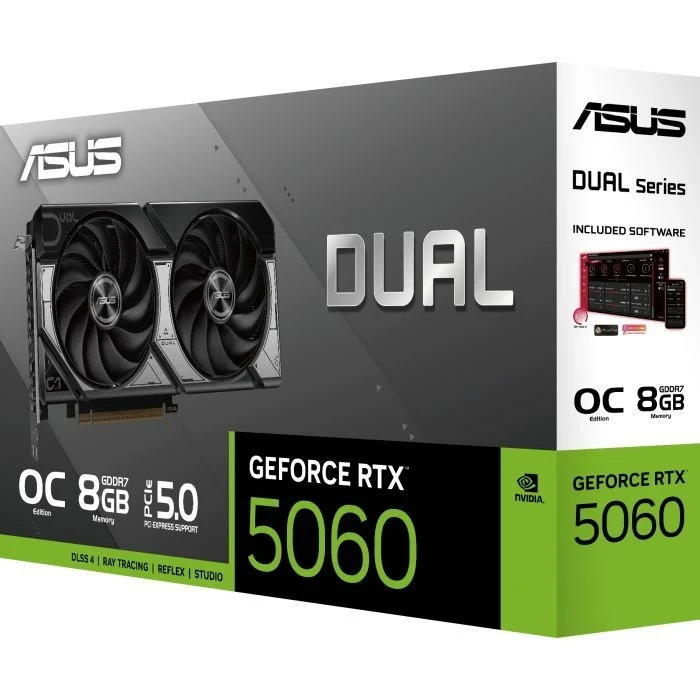 ASUS GeForce RTX5060 8Gb DUAL OC (DUAL-RTX5060-O8G) (90YV0N15-M0NA00) (UA) - Зображення 6