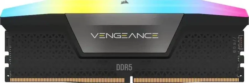 Corsair 64 GB (2x32 GB) DDR5 6400 MHz Vengeance RGB Black (CMH64GX5M2Y6400C32) - Зображення 2