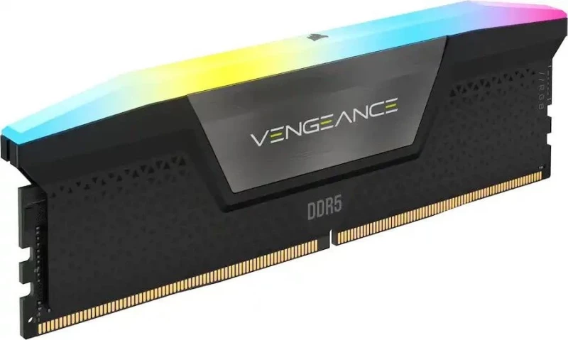 Corsair 64 GB (2x32 GB) DDR5 6400 MHz Vengeance RGB Black (CMH64GX5M2Y6400C32) - Зображення 3