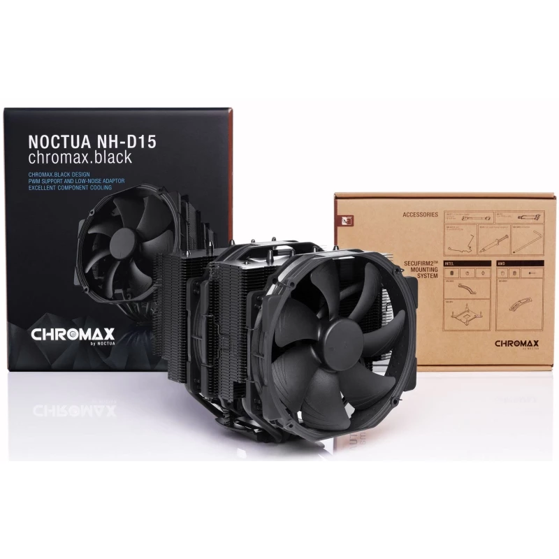 Кулер для процессора Noctua NH-D15S CHROMAX.BLACK (UA) - Зображення 3