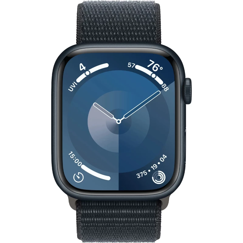 Apple Watch Series 9 GPS 41mm Midnight Aluminum Case w. Midnight Sport Loop (MR8Y3) - Зображення 1