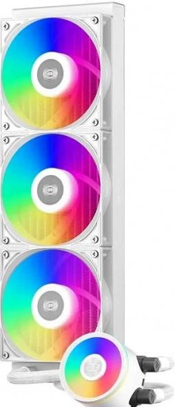 Водяное охлаждение PCCooler DA360 Pro ARGB Digital White (DA360PRO-WHAWXL-GL) (UA) - Зображення 1