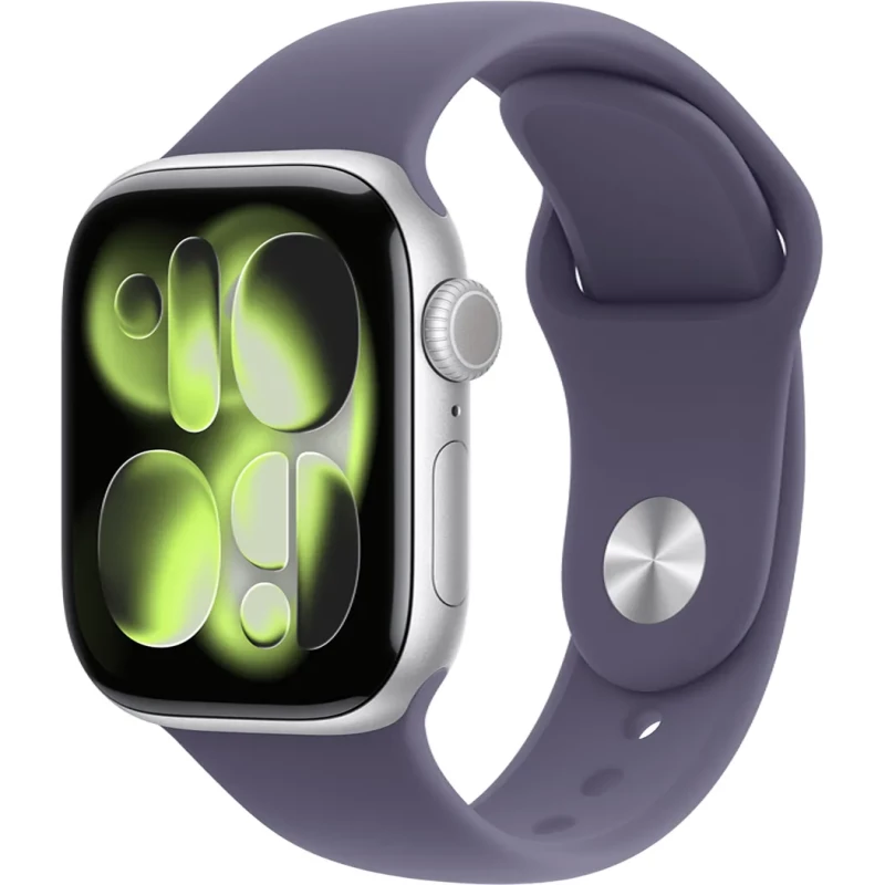 Apple Watch Series 11 GPS 42mm Silver Alu. Case w. Purple Fog S. Band - M/L (MEU74)