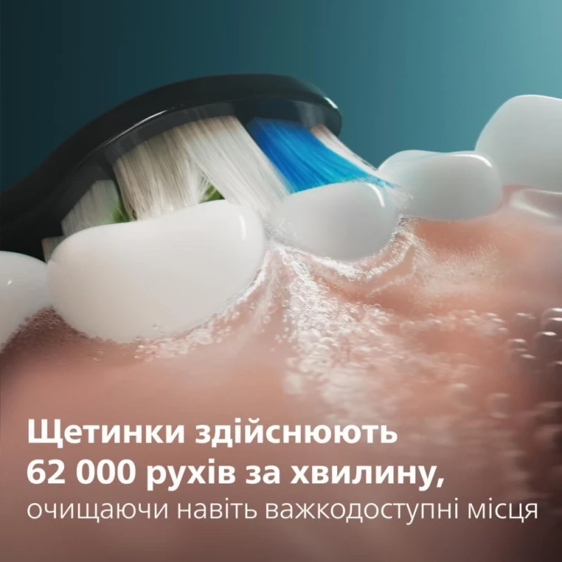 Электрическая зубная щетка Philips Sonicare 5300 Series HX7101/02 Black - Зображення 4