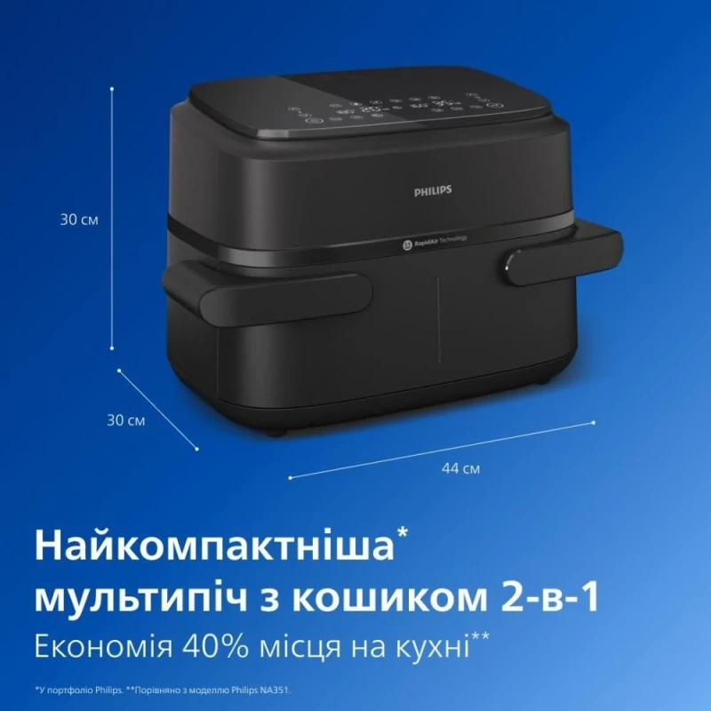 Мультипечь Philips Ovi Flex Dual NA150/00 - Зображення 8