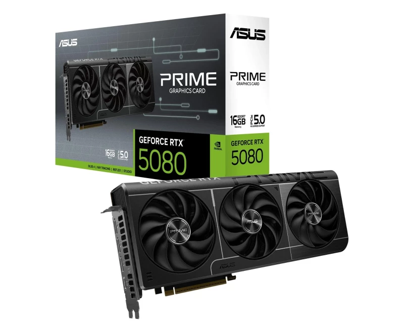 ASUS GeForce RTX 5080 Prime 16GB GDDR7 DLSS4 (PRIME-RTX5080-16G) EU