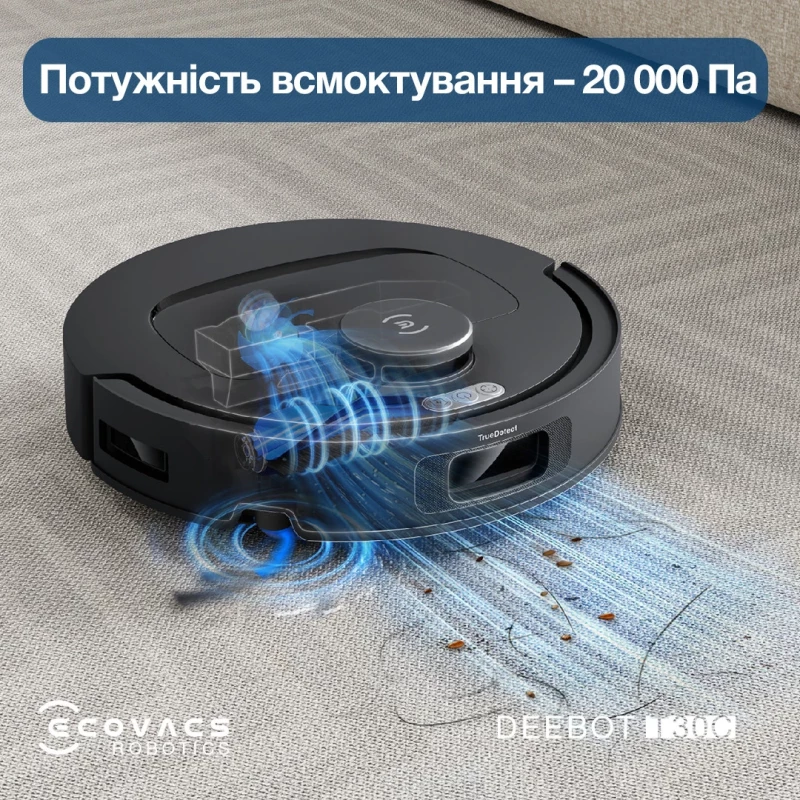 ECOVACS Deebot T30C Black (DLX71 BLACK) - Зображення 1
